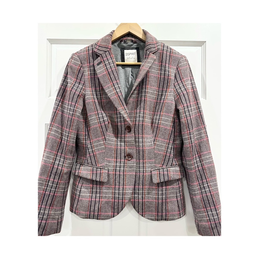 Esprit Women's Plaid Blazer